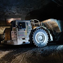 a dump truck surface mining